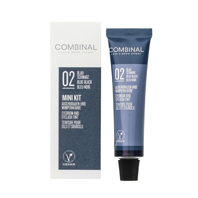 Kleuring Combinal voor Wimpers en Wenkbrauwen blauw zwart 15ml