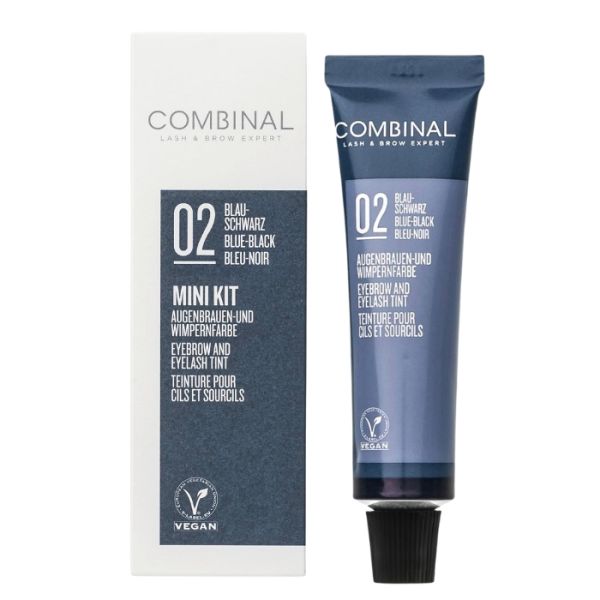 Kleuring Combinal voor Wimpers en Wenkbrauwen blauw zwart 15ml Kleuring Combinal voor Wimpers en Wenkbrauwen blauw zwart 15ml