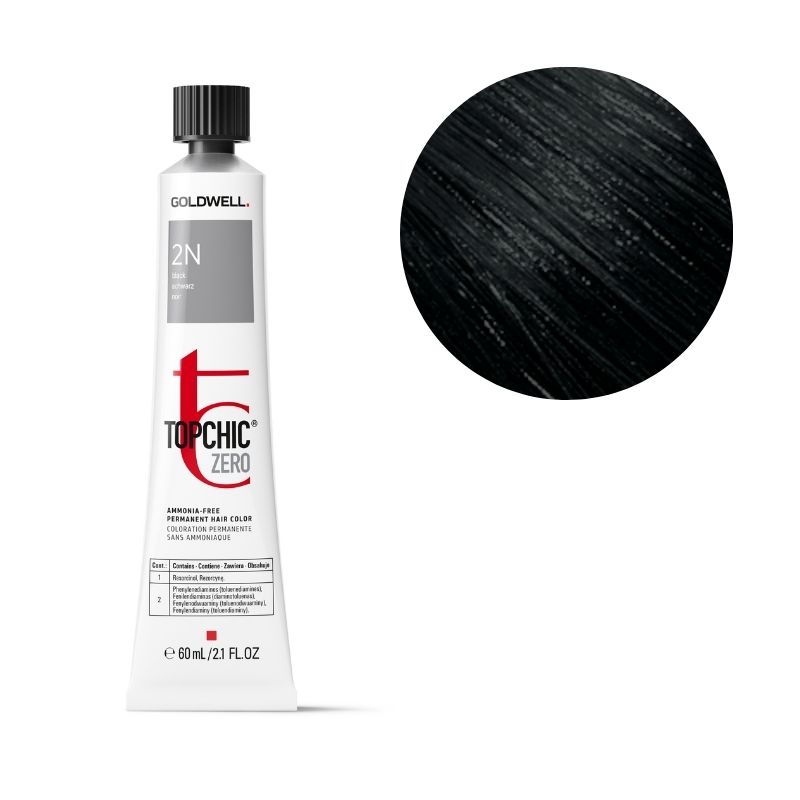 Coloração Topchic Zero2n preto Goldwell 60ml