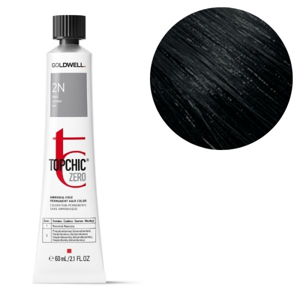 Coloração Topchic Zero2n preto Goldwell 60ml Coloração Topchic Zero2n preto Goldwell 60ml