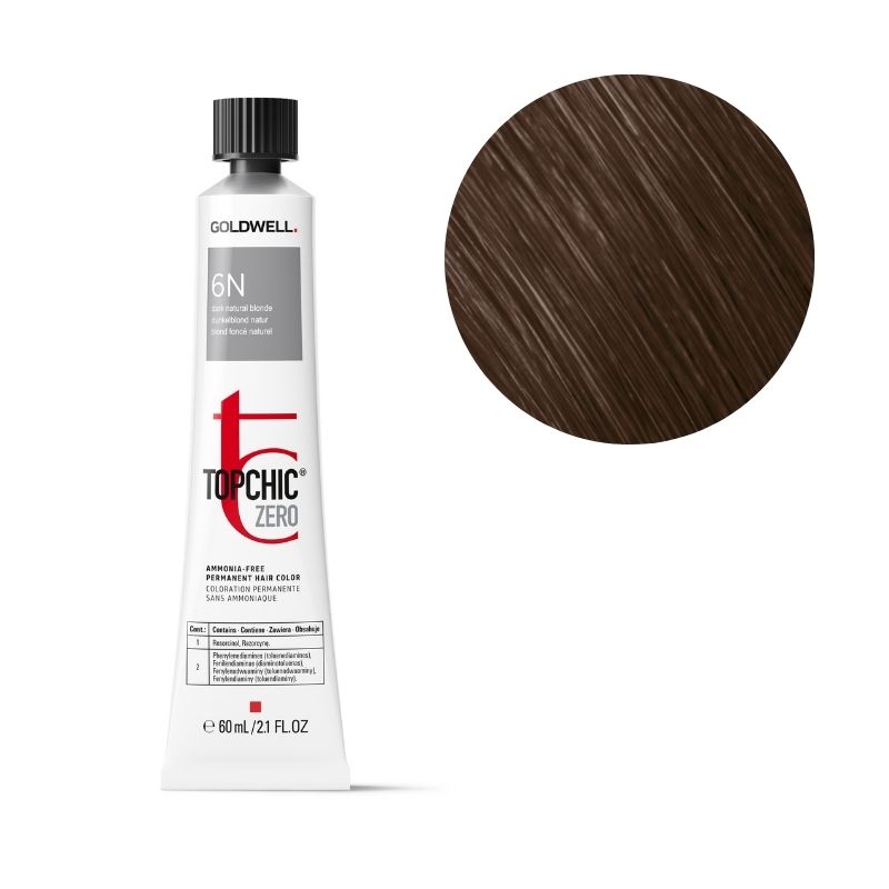 Kleuring Topchic Zero 6n donkerblond Goldwell 60ml