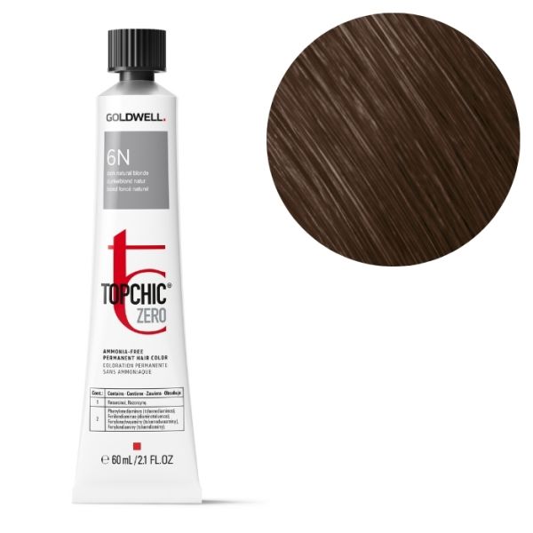 Kleuring Topchic Zero 6n donkerblond Goldwell 60ml Kleuring Topchic Zero 6n donkerblond Goldwell 60ml