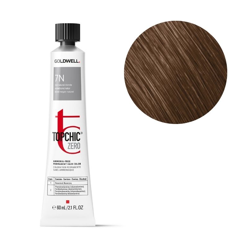Kleuring Topchic Zero 7n middenblond Goldwell 60ml