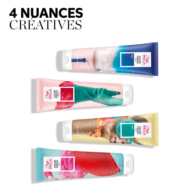 Máscara colorante Pink Color Fresh Mask Wella 150ML