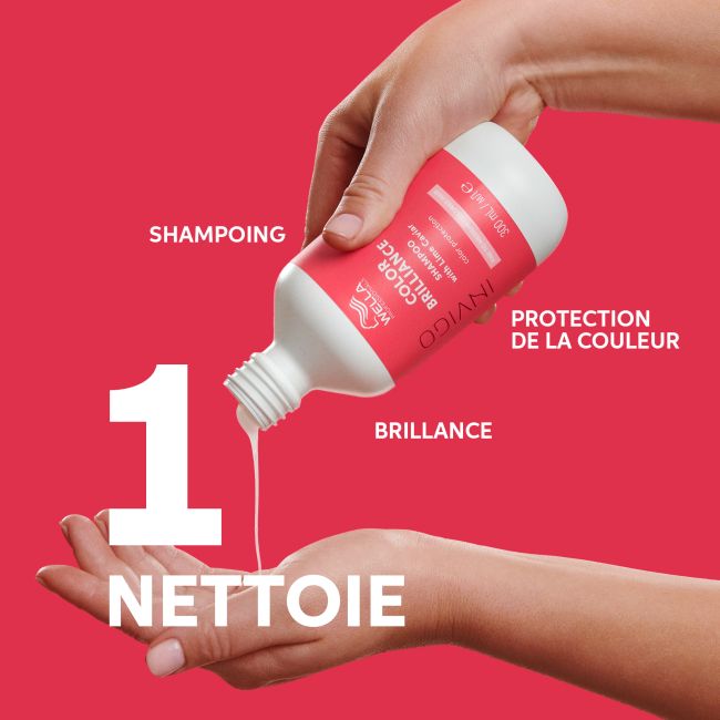 Set voor fijn tot normaal gekleurd haar Invigo Color Brilliance Wella