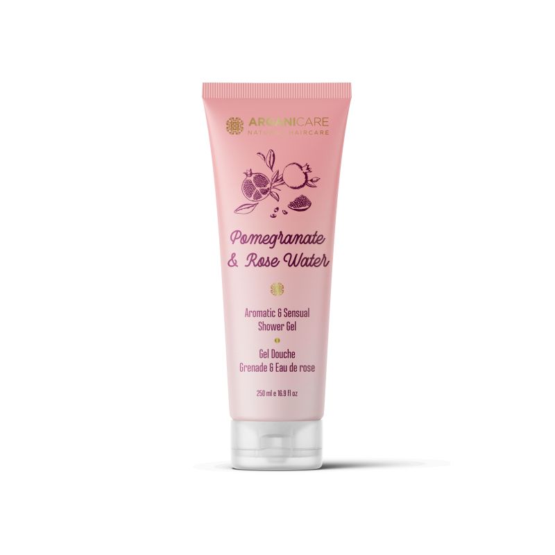 Gel de banho Romã & Água de Rosas Arganicare
