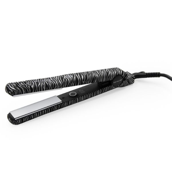 Stijltang C'Style zilveren zebra soft touch Corioliss