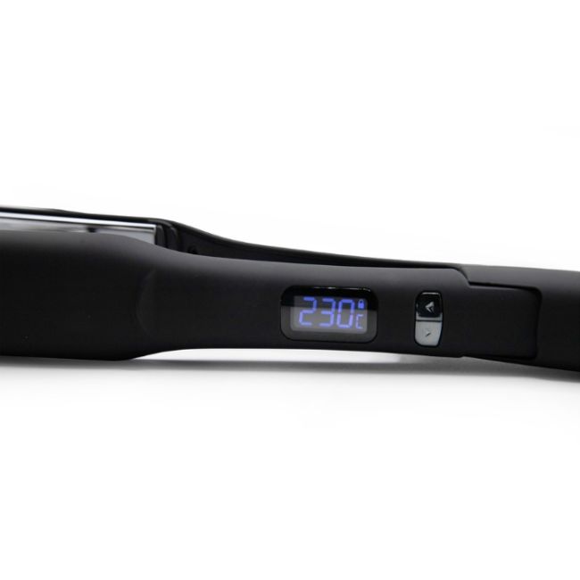 Stijltang wide black soft touch Corioliss