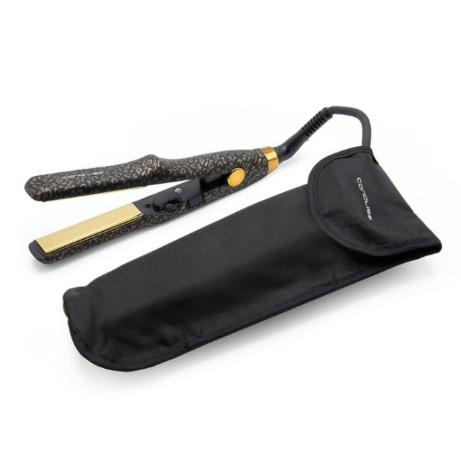 Alisador de viagem C-Trip Gold Leopard Soft Touch Corioliss