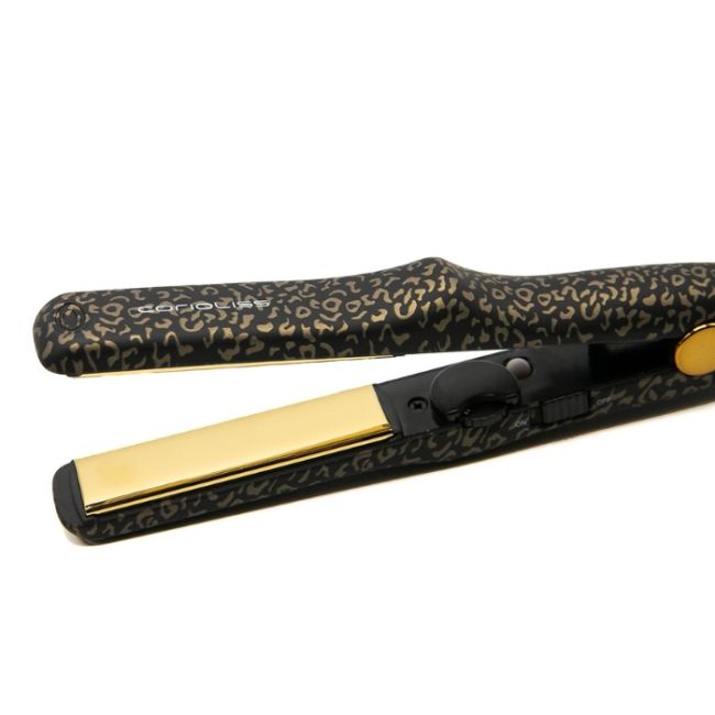Alisador de viagem C-Trip Gold Leopard Soft Touch Corioliss