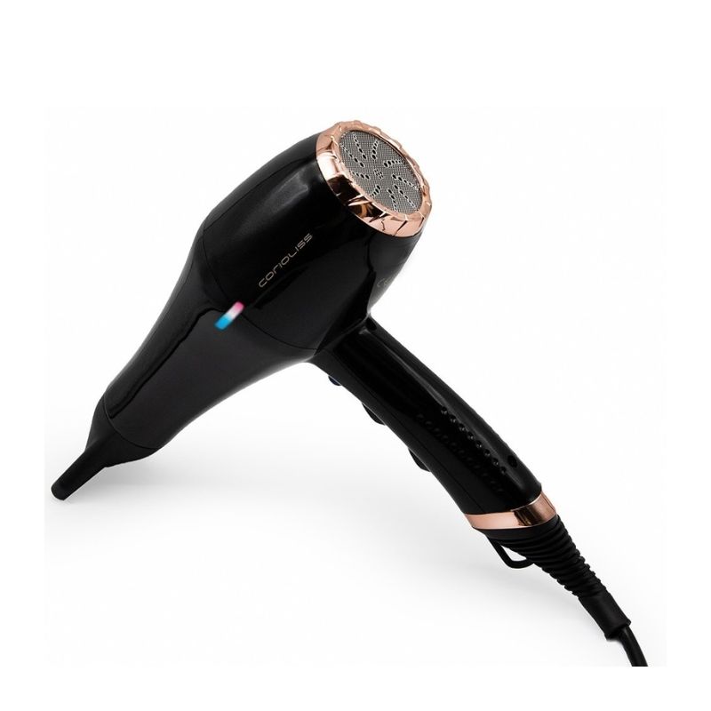Secador de cabelo HD Flow + Gloss Preto Cobre 2000w nova versão Corioliss