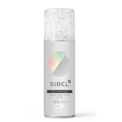 Spray glitter argento