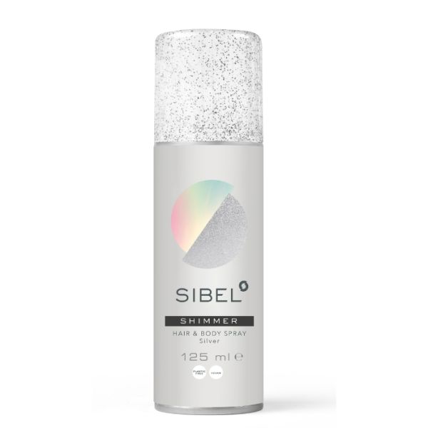 Zilveren glitter spray Zilveren glitter spray