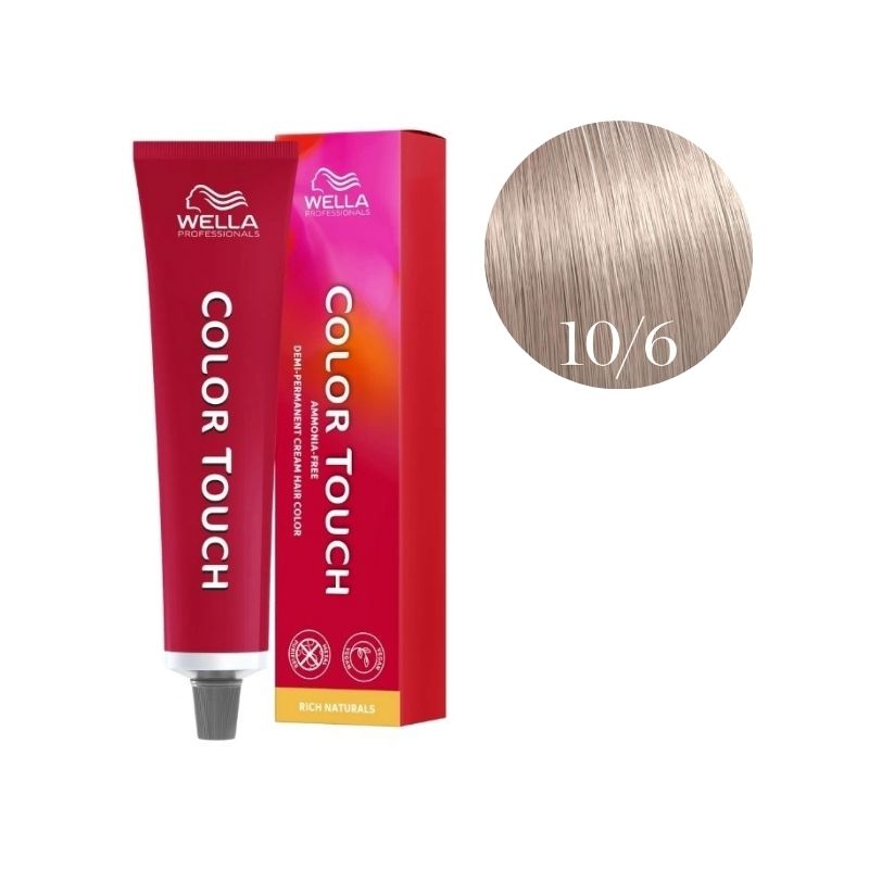 Color Touch Rich Naturals Rubio Muy Muy Claro Violeta 10/6 Wella 60ml