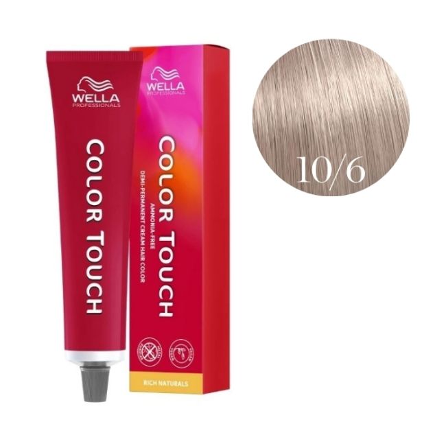 Color Touch Rich Naturals Rubio Muy Muy Claro Violeta 10/6 Wella 60ml