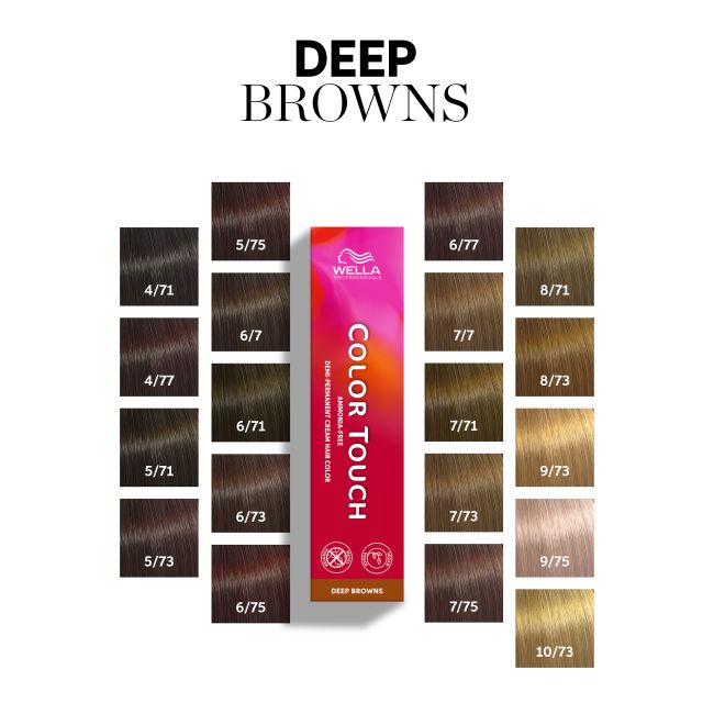 Coloration Color Touch Deep Browns Very Very Light Golden Brown 10/73 Wella 60ml