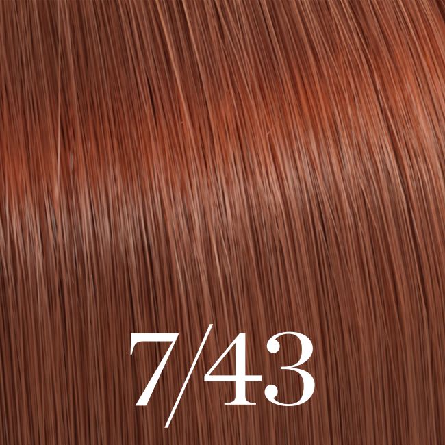 Coloración Color Touch Vibrant Reds Rubio Medio Cobrizo Dorado 7/43 Wella 60ml