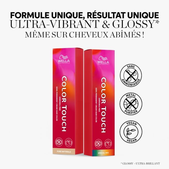 Colorazione Color Touch Vibrant Reds Castano Scuro Viola Intenso 3/66 Wella 60ml Colorazione Color Touch Vibrant Reds Castano Scuro Viola Intenso 3/66 Wella 60ml