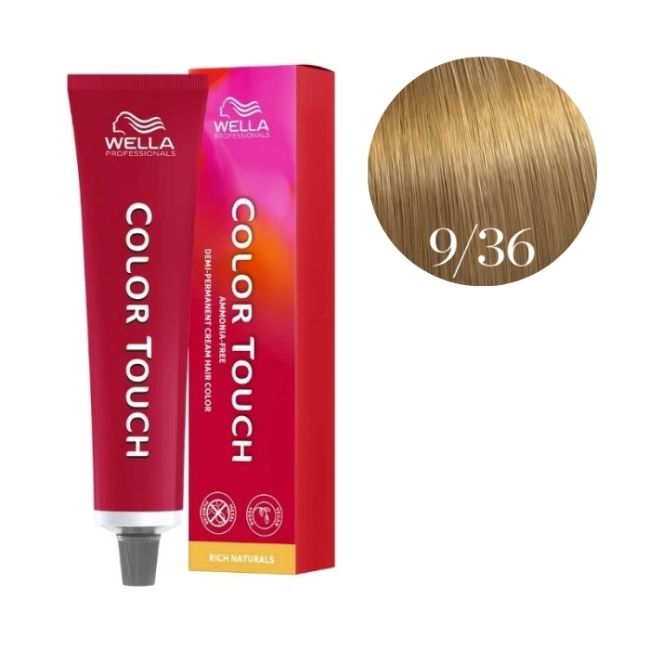 Color Touch Rich Naturals Rubio Muy Claro Ceniza Violín 9/16 Wella 60ml