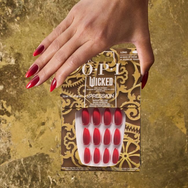 OPI Unhas postiças xPRESS/ON Wicked Totally Ozmopolitan