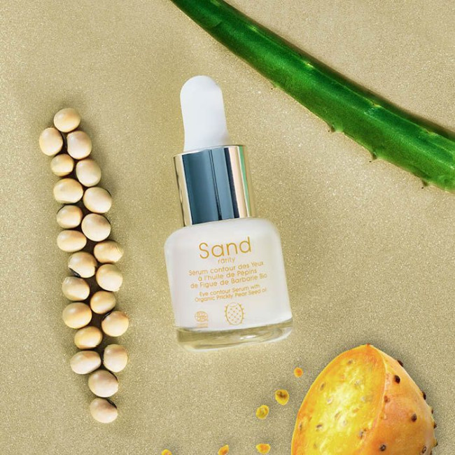 Sérum Sand Rarity contour des yeux met biologische vijgenpitolie 15ml