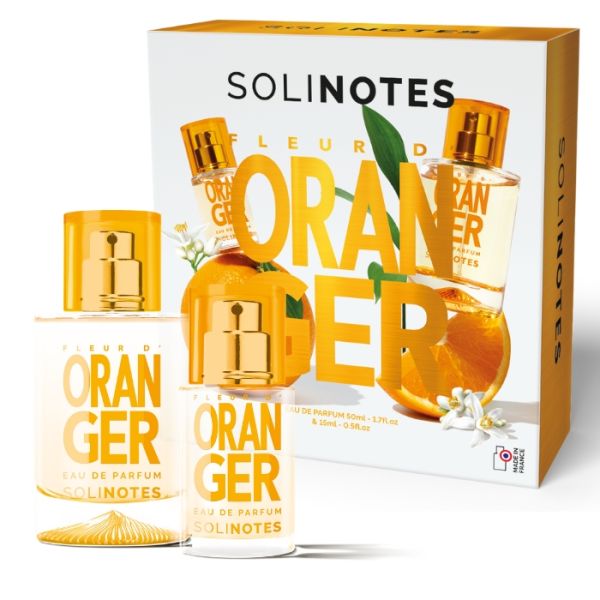 Coffret Eau de Parfum Solinotes Fleur d'Oranger 50 ml + 15 ml Coffret Eau de Parfum Solinotes Fleur d'Oranger 50 ml + 15 ml