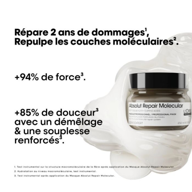 Duo shampooing & masque concentré Absolut Repair Molecular L'Oréal Professionnel