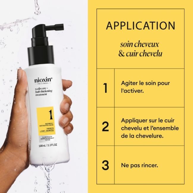 Tratamento sem enxágue system 1 Nioxin 100ml
