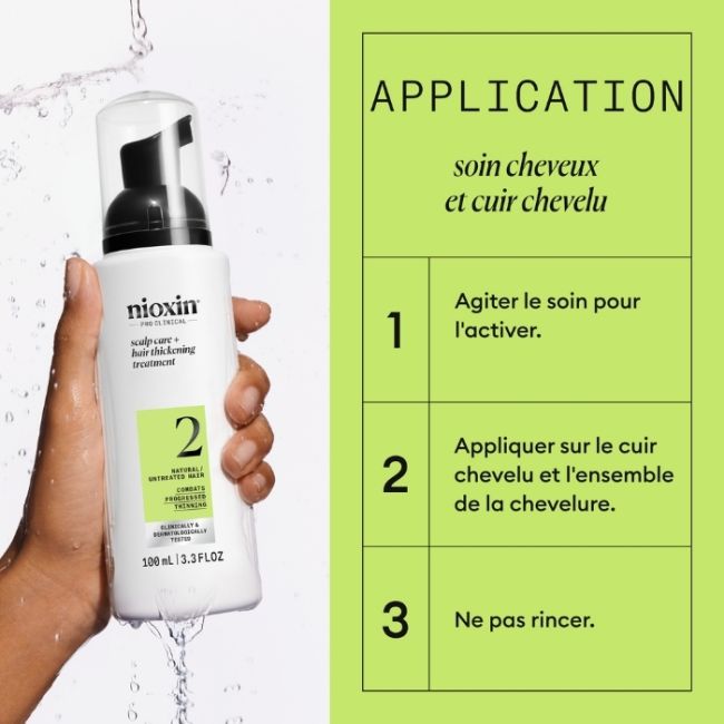 Tratamento sem enxágue sistema 2 Nioxin 100ml
