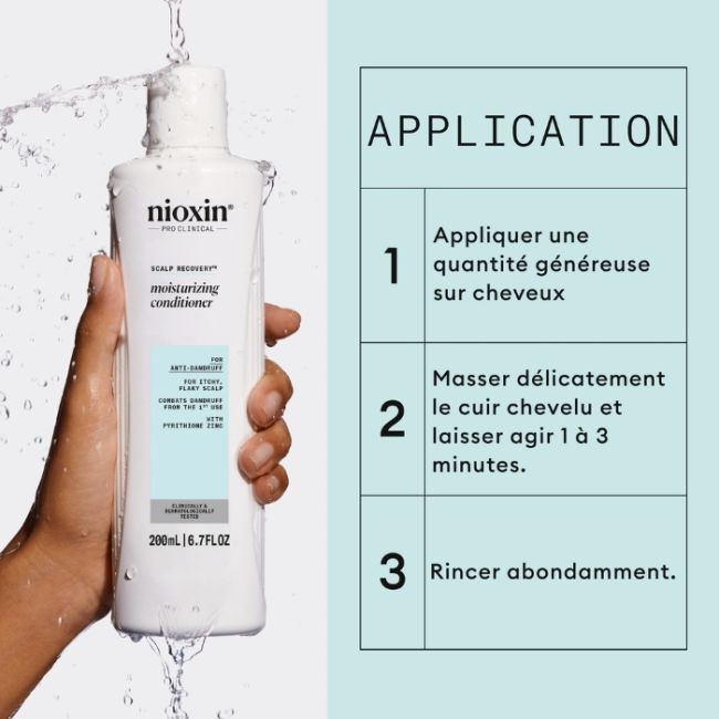 Après-shampooing hydraterend tegen roos Nioxin 200 ml