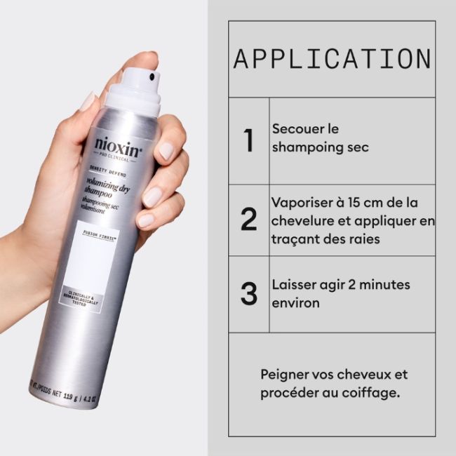 Shampoo seco volumizador Nioxin 180ml
