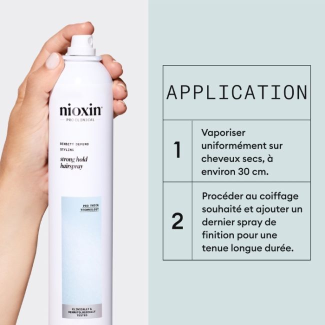 Spray de fixação forte Nioxin 300ml