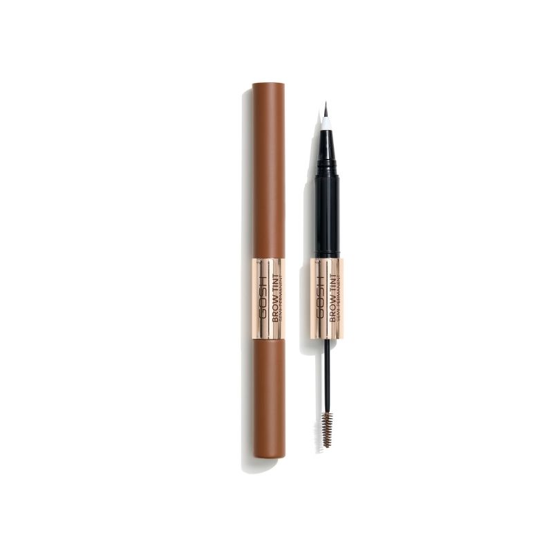 Delineador de caneta + Gel de Tintura de Sobrancelhas Semi Permanente Brow Tint 001 Castanho Claro Gosh 2,9g
