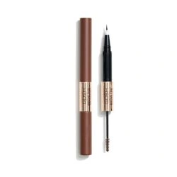 Linienstift + Gel-Farbstoff für semi-permanente Augenbrauen-Tönung 002 Dark Brown von Gosh, 2,9 g