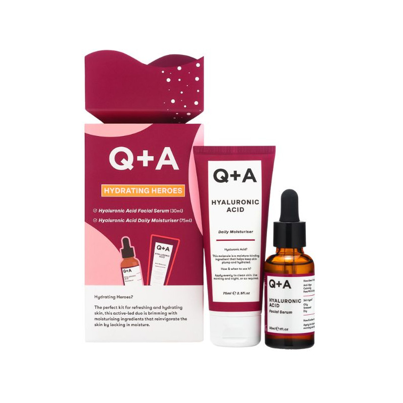 Conjunto de 2 produtos Hydrating Heroes Q+A