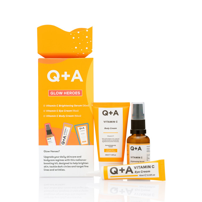 Conjunto de 3 produtos Glow Heroes Q+A