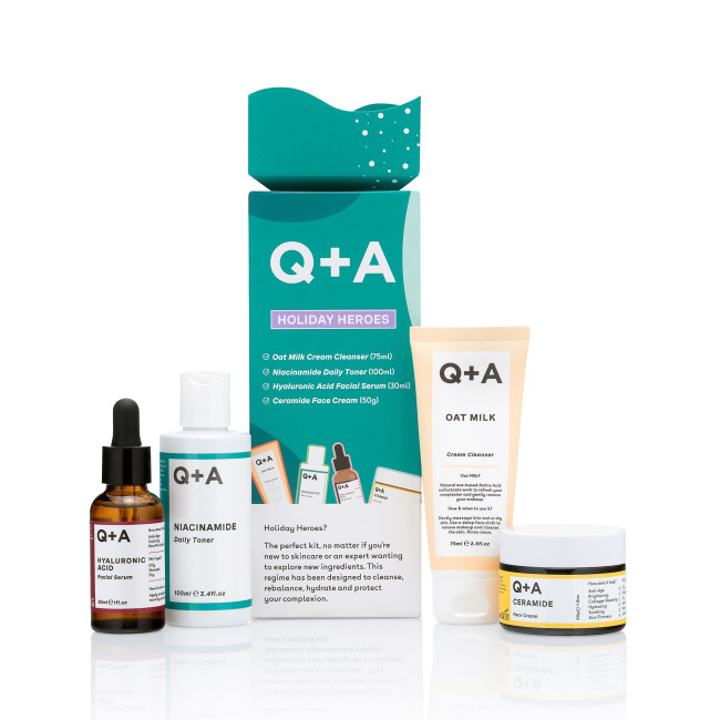Conjunto de 4 produtos Holiday Heroes Q+A