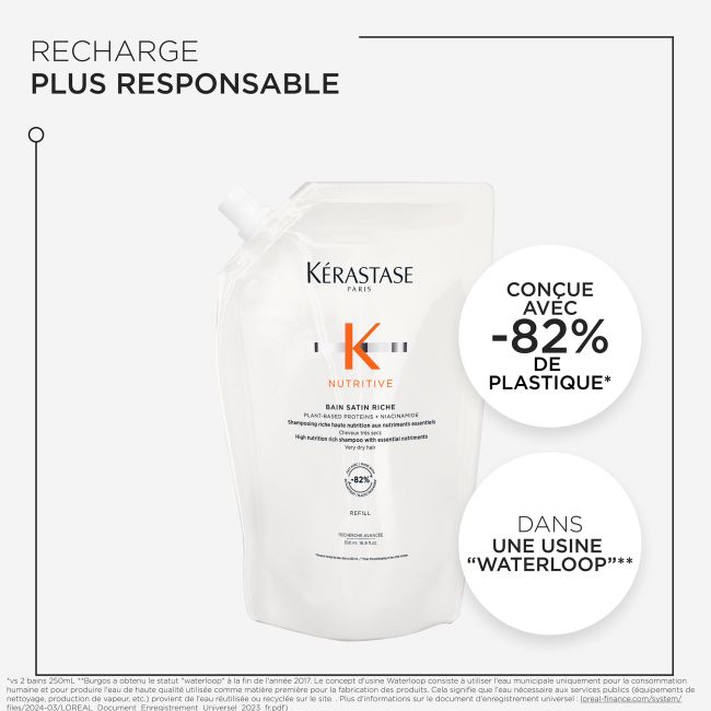 Herlaad bad Satin Riche Voedend Kérastase 500ml