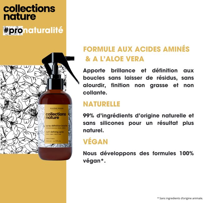 Spray definitie krullen Collections Nature Eugène Perma 200ml