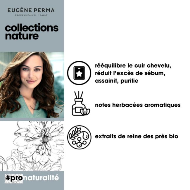 Shampoo purificante detox Collections Nature Eugène Perma 300ml
