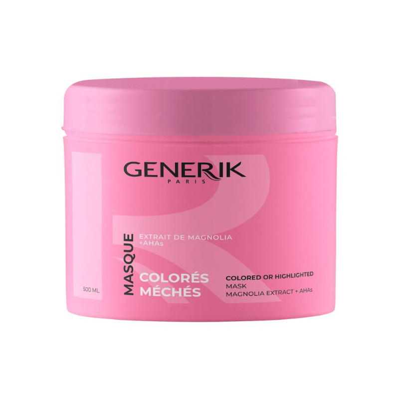 Maschera per capelli colorati con colpi di sole Générik da 500 ml.