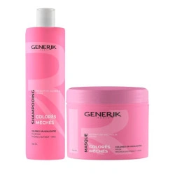 Verzorgingspakket voor gekleurd/gehighlight haar Générik - Bescherming & langdurige glans