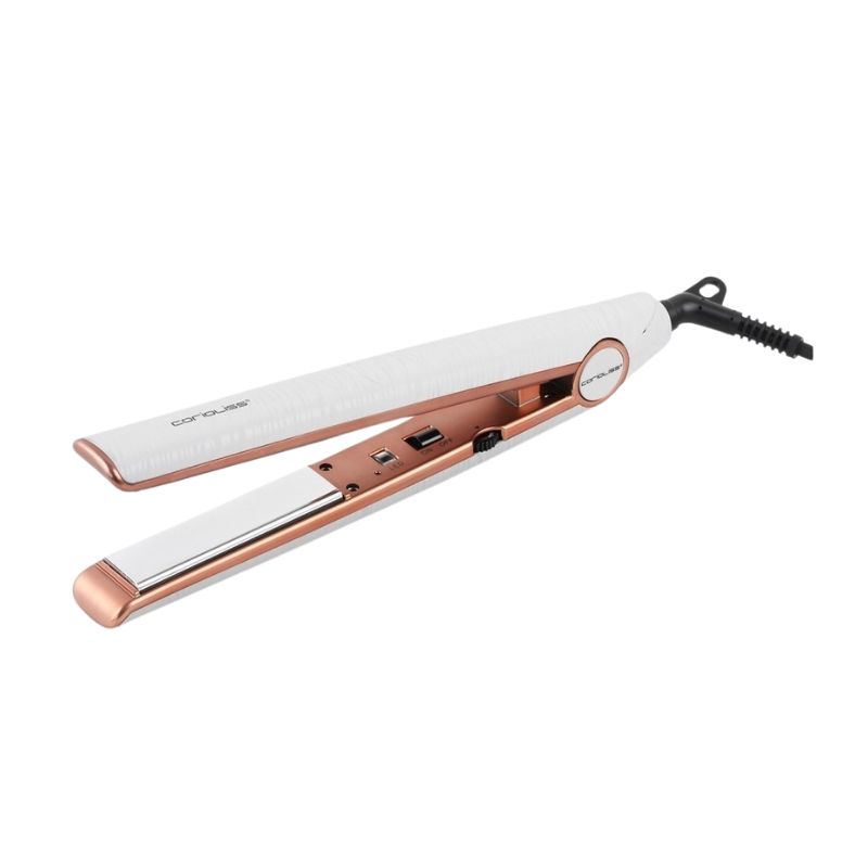 Stijltang C1 white soft touch chrome Corioliss