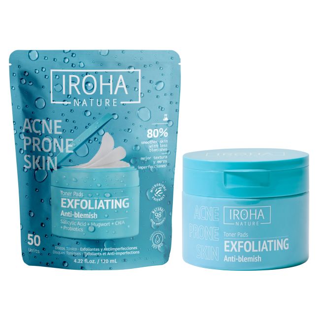 Discos Tônicos Esfoliantes & Anti-Imperfeições-Acne Iroha x50