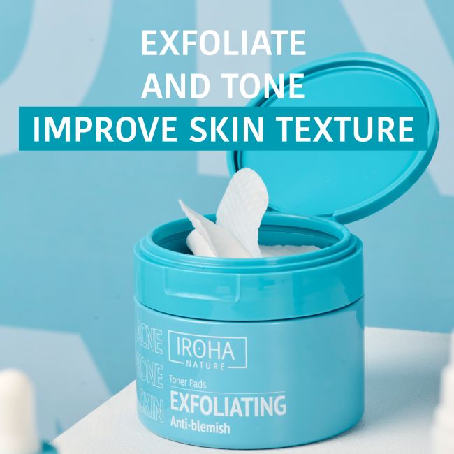 Discos Tônicos Esfoliantes & Anti-Imperfeições-Acne Iroha x50
