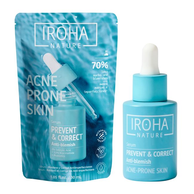 Serum zur Vorbeugung & Korrektur von Unreinheiten - Akne Iroha 30ml