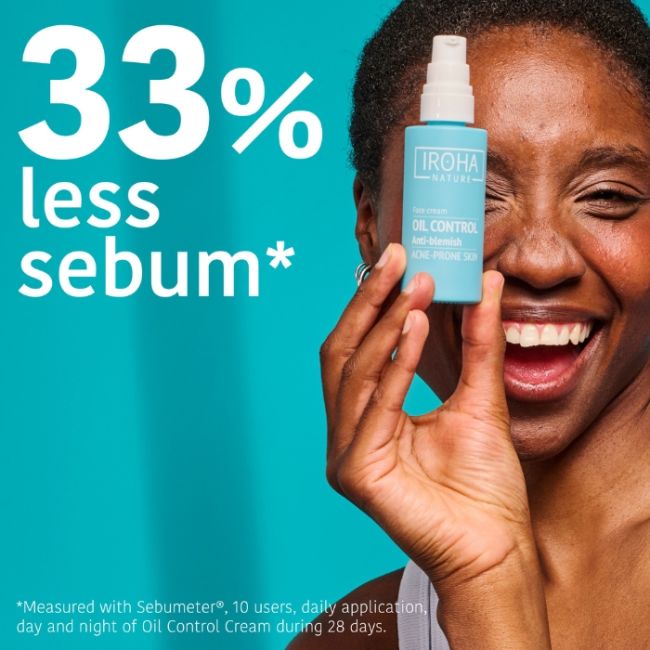 Crème Gezichtsverzorging voor de vette huid & anti-onzuiverheden-Acne Iroha 30ml