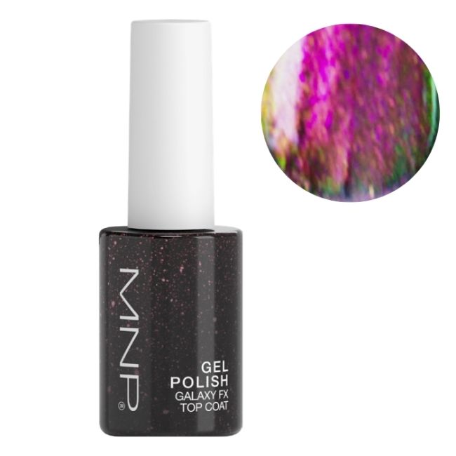 Verniz semi-permanente Galaxy FX Top Coat 805 Fire Opal MNP 14ml
