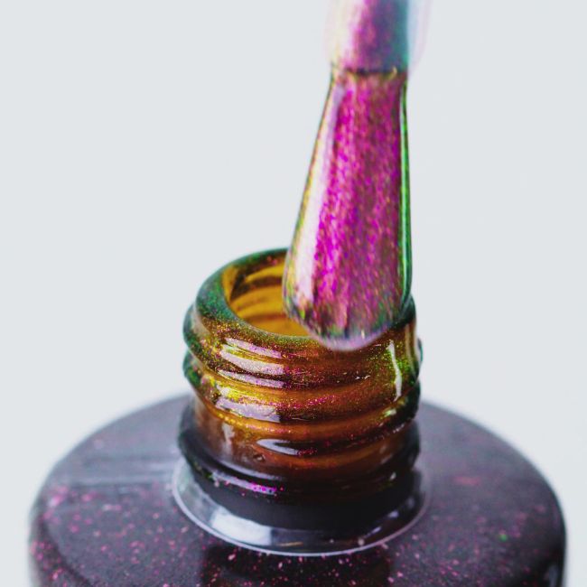 Verniz semi-permanente Galaxy FX Top Coat 805 Fire Opal MNP 14ml