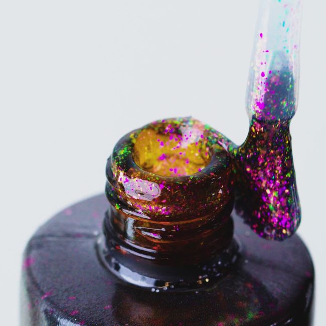 Verniz semi-permanente Galaxy fx top coat 806 spectra MNP 14ml